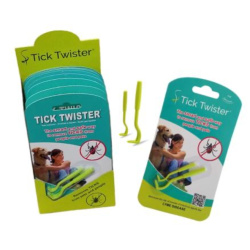 Tick Twister by O'TOM 2 Hook 9 Pack Display Box ORANGE