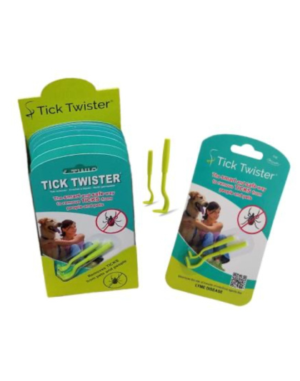 Tick Twister by O'TOM 2 Hook 9 Pack Display Box PURPLE
